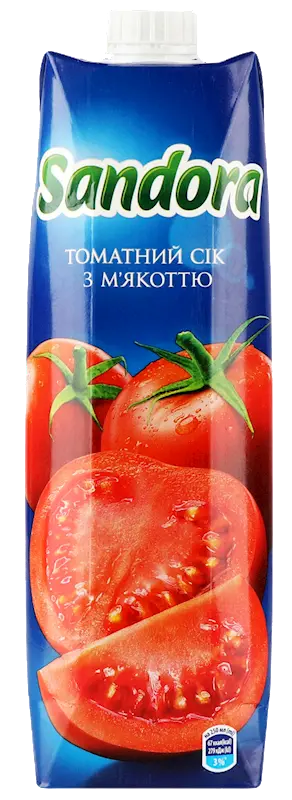 100% Pure Tomato Juice (Sandora) – 950 Ml 1