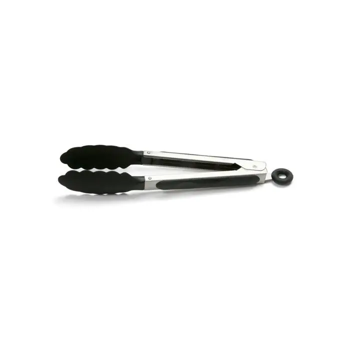 12-Inch Locking Tongs With Heat-Resistant Nylon Tips – Black Gripez 1