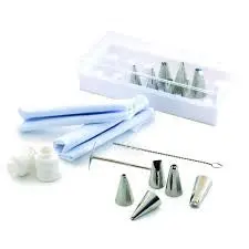 18-Piece Deluxe Cake Decorating Set – Piping Tips, Bags & Tools Kit 1