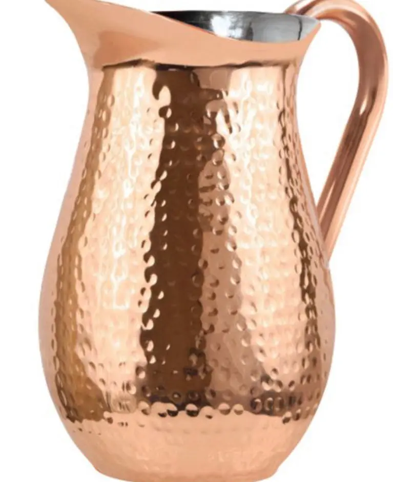 2-Liter Hand-Hammered Copper Pitcher 1