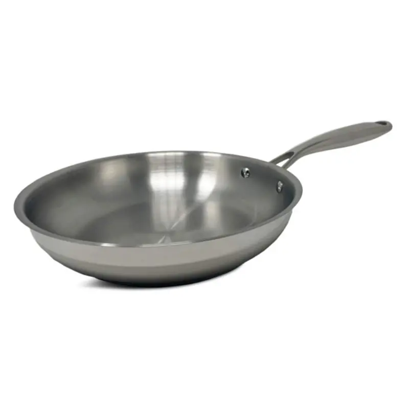 24 Cm Stainless Steel Frypan – Sleek Classic Style 1