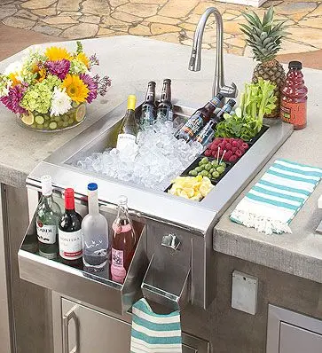 24-Inch Alfresco Versa Sink And Beverage Center Combo 1