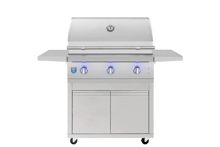 36-Inch Atlas Freestanding Stainless Steel Grill 1
