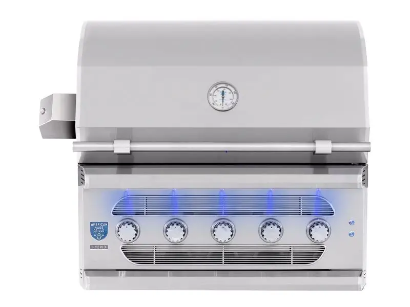 36-Inch Muscle Hybrid Grill (Gas/Charcoal) – Built-In Version 1