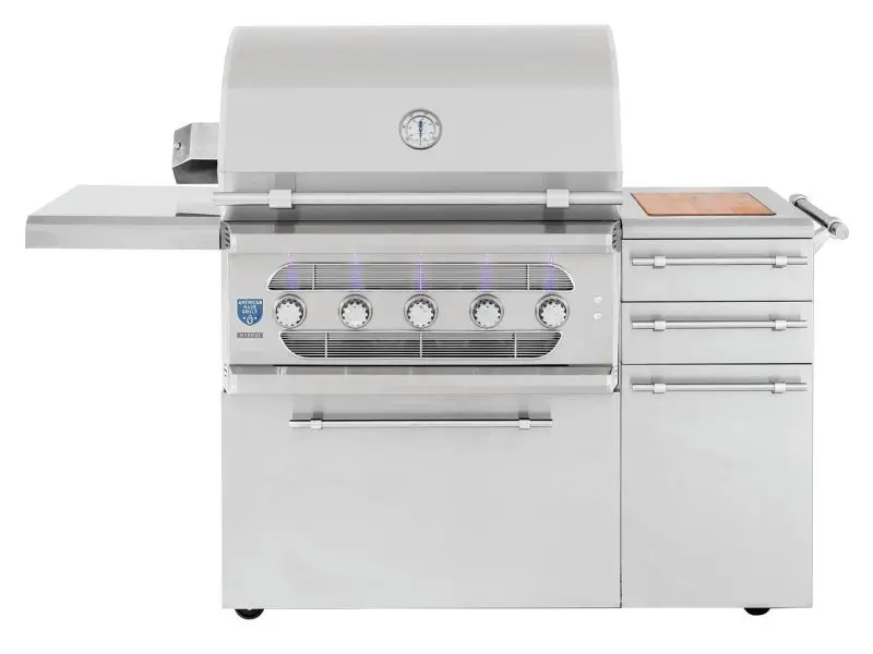 36-Inch Muscle Hybrid Grill (Gas/Charcoal) – Freestanding Design 1