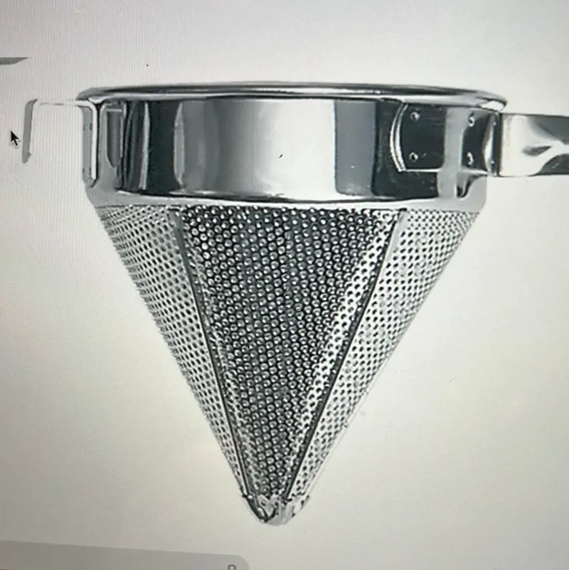7-Inch Fine-Mesh Stainless Steel Soup Strainer 1