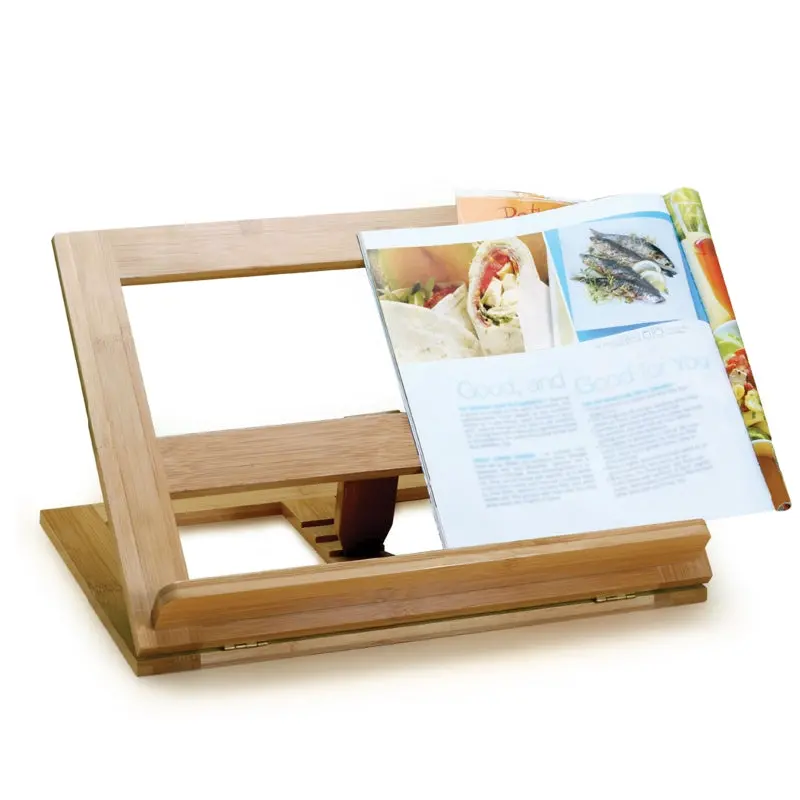Adjustable Folding Recipe Book Stand 1