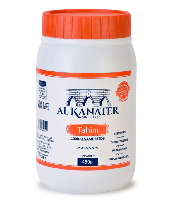 Al Kanater Tahini – All-Natural Sesame Butter, 1 Lb (454G) 1