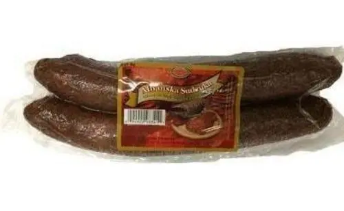 Albanian Albanska Sudzuka – Handcrafted Smoked Beef Sausage, ~1.3 Lb 1