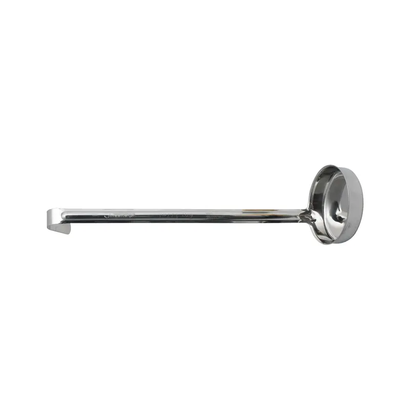 Alegacy Stainless Steel Flat-Bottom Soup Ladle 1