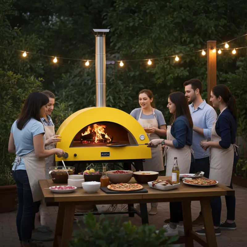 Alfa Moderno 5-Pizza Gas-Fired Countertop Pizza Oven 1