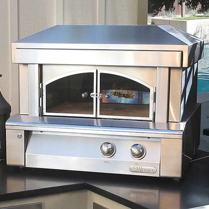 Alfresco 30-Inch Gas-Powered Countertop Pizza Oven For Commercial Or Residential Use 1