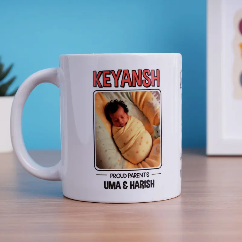 'All About Baby' Custom Ceramic Mug 1