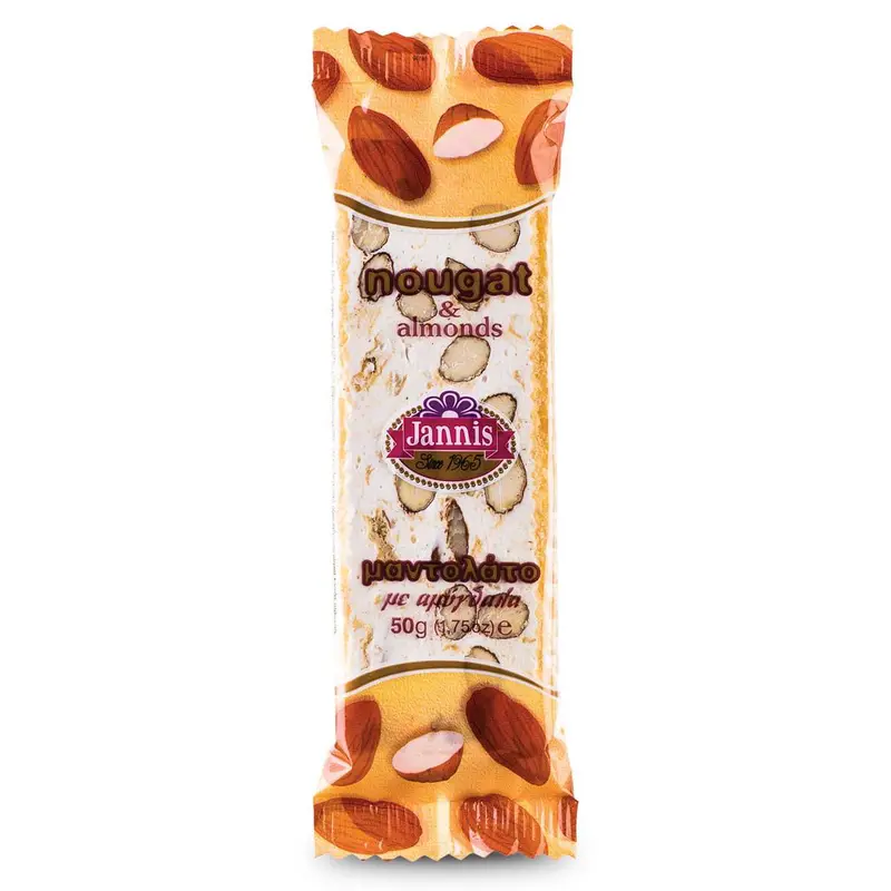 Almond-Infused Nougat Bar – Mantolato (Jannis) – 50 G 1