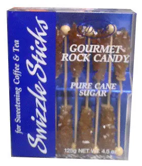 Amber Rock Candy Swizzle Sticks – Gourmet Stirring Sticks, 4.5 Oz (125 G) 1