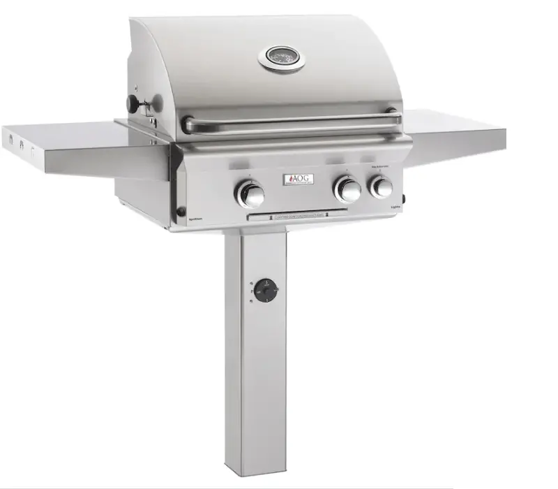 American Outdoor Grill 24-Inch T-Series Grill Featuring Back And Side Burners 1