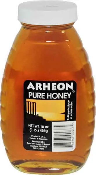 Arheon Pure Raw Honey In Squeeze Bottle – 16 Oz (454G) 1