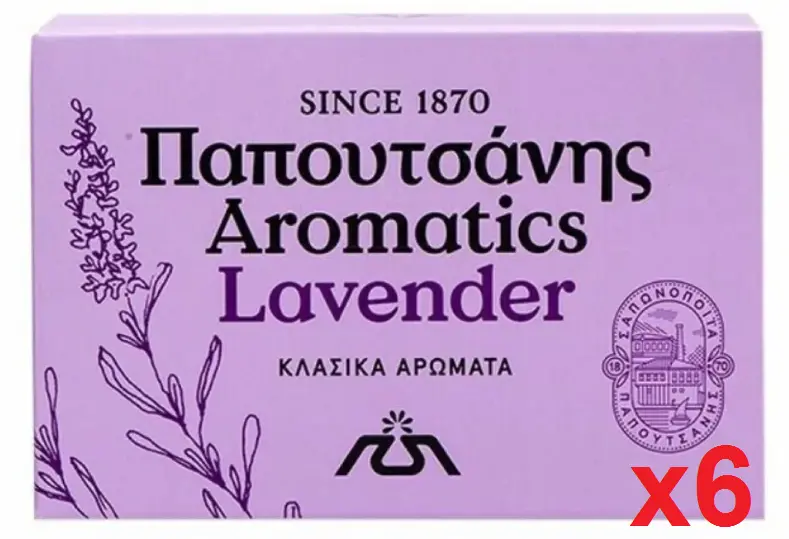Aromatics Luxury Lavender Scented Soap – Case Of 6 (100G Bars) 1