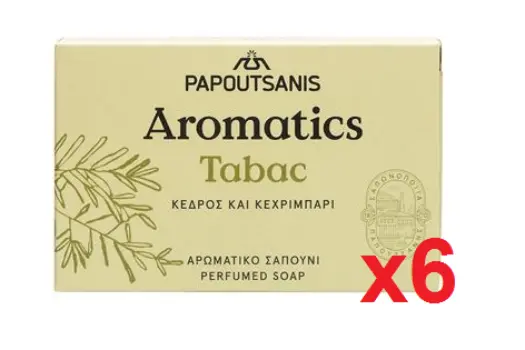Aromatics Luxury Tabac Scented Soap – Case Of 6 (100G Bars) 1