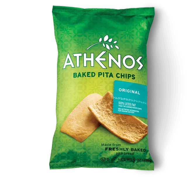 Athenos Classic Baked Pita Chips – 9 Oz (255G) 1