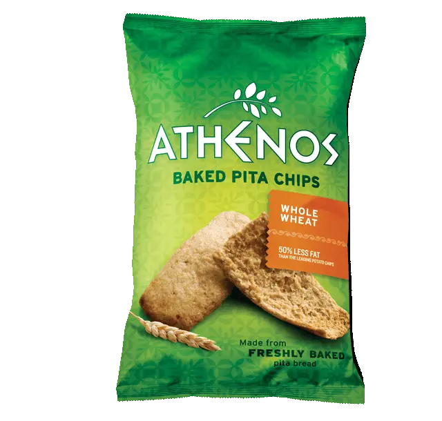 Athenos Whole Wheat Baked Pita Chips – 9 Oz (255G) 1