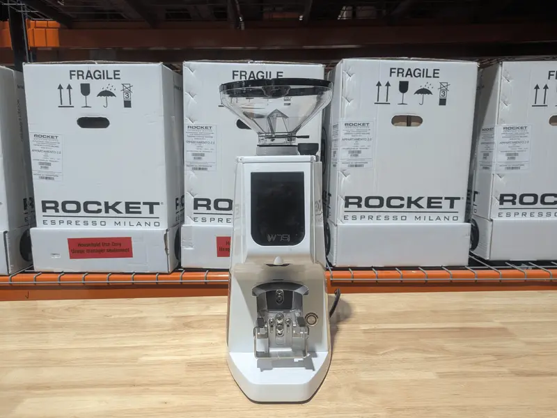 Atom W 75 Diamond Inside White Espresso Grinder – Open-Box 1