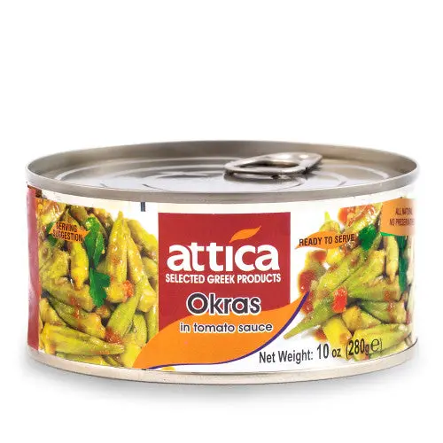 Attica Okra In Rich Tomato Sauce – 10 Oz 1