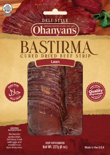 Authentic Turkish Bastirma Beef Strips – Air-Dried & Sliced, ~227G 1