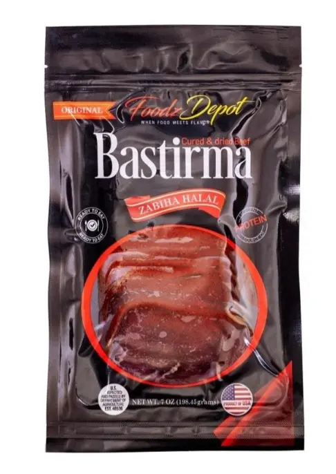 Authentic Turkish Bastirma Beef Strips – Dry-Cured & Sliced, 7 Oz (Foodz Depot) 1