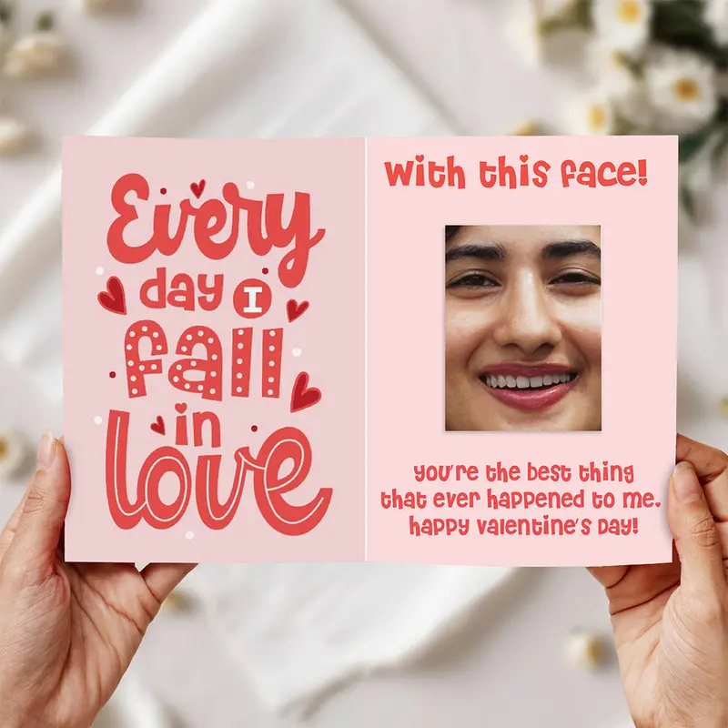 'Awww-Dorable' Mirror-Fronted Greeting Card 1