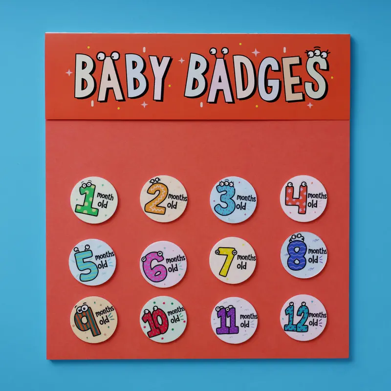 Baby’S First Year Monthly Milestone Badges 1