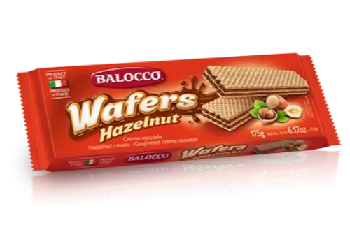 Balocco Hazelnut Wafer Bars – 175G 1