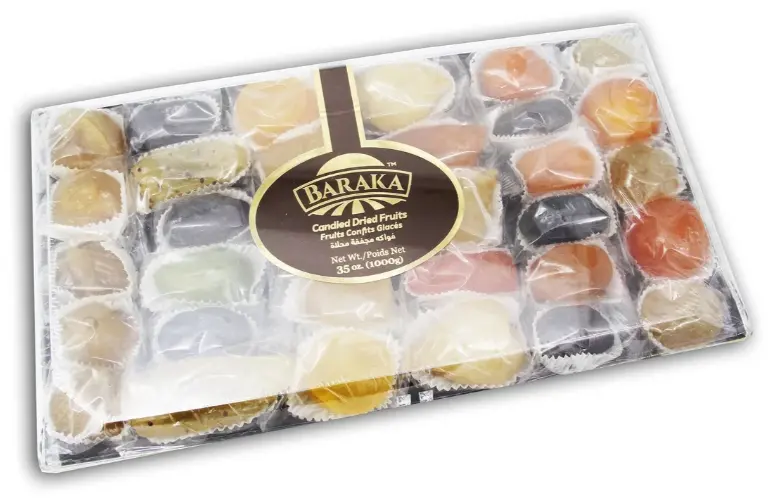 Baraka Glacé Candied Dried Fruits – Gourmet Mix, 1000G (35 Oz) 1