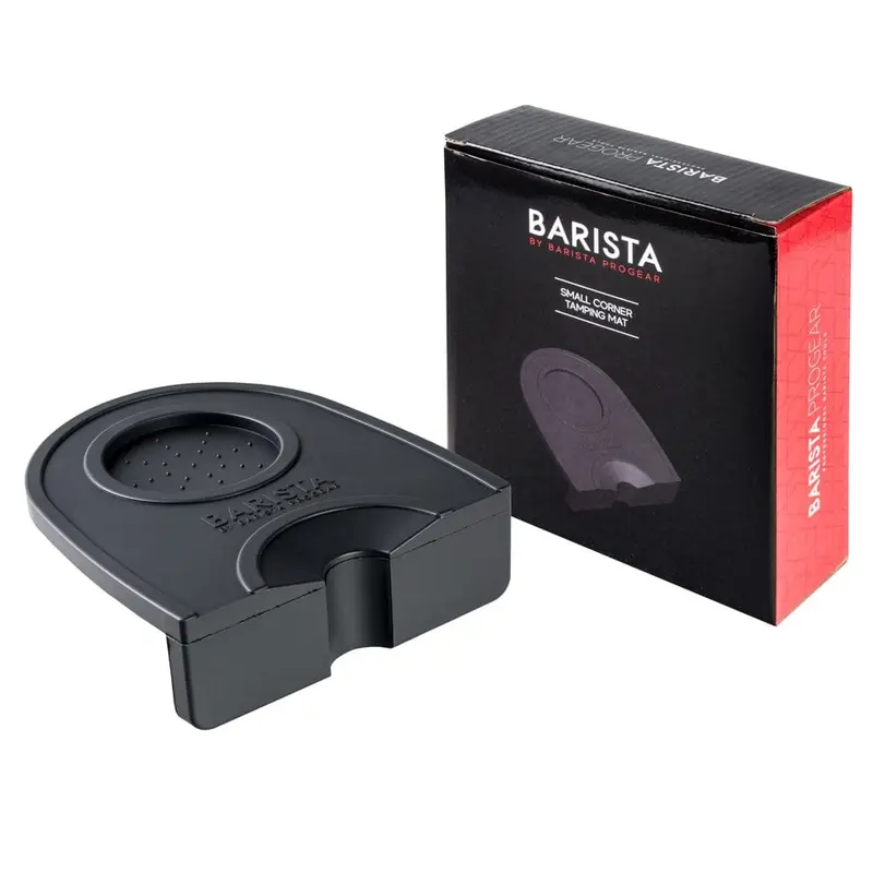 Barista Pro Gear Corner-Specific Tamping Mat – Durable Black 1