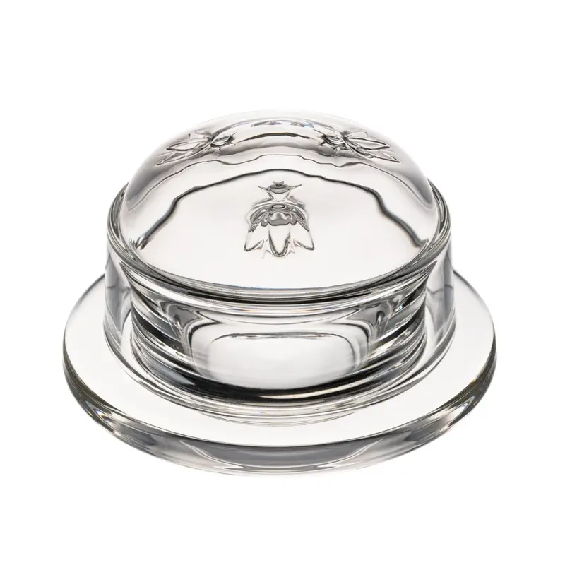 Bee Classic Round Butter Dish – Elegant Ceramic Storage 1
