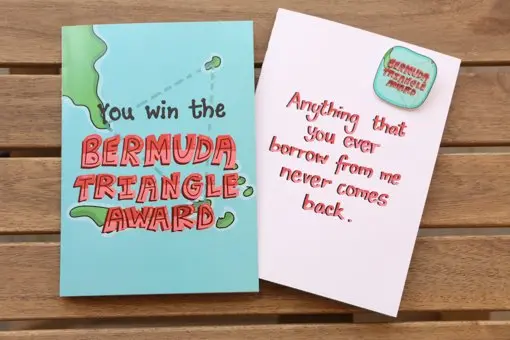 'Bermuda Triangle' Humorous Achievement Award 1