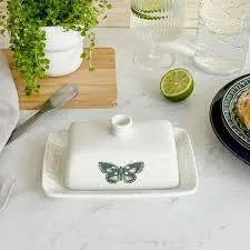 Bg Harmony Ceramic Butter Keeper Dish 1