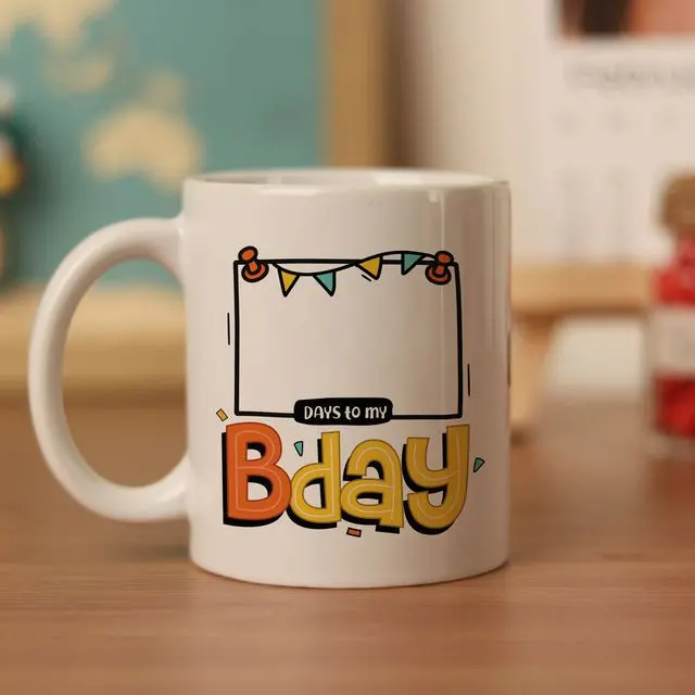 Birthday Countdown Ceramic Mug 1
