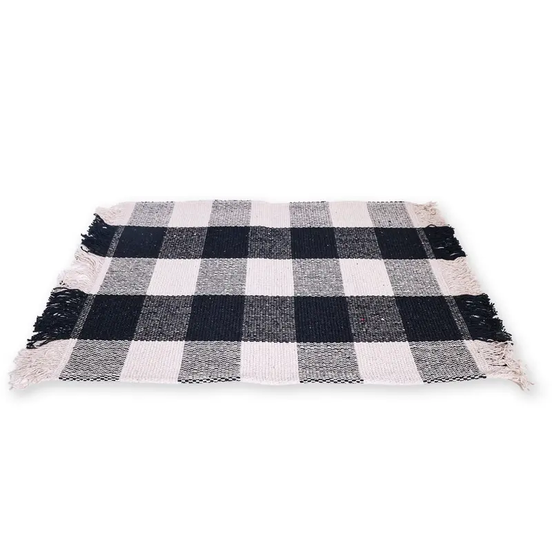 Black Buffalo Check Placemats Set 1