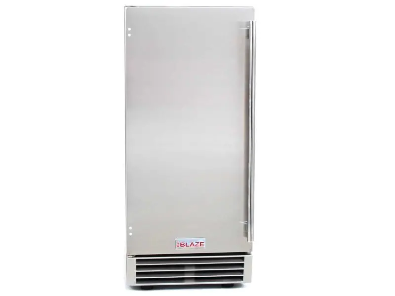 Blaze 15-Inch Outdoor Ice Maker – Solid-Door Design For Residential Use 1