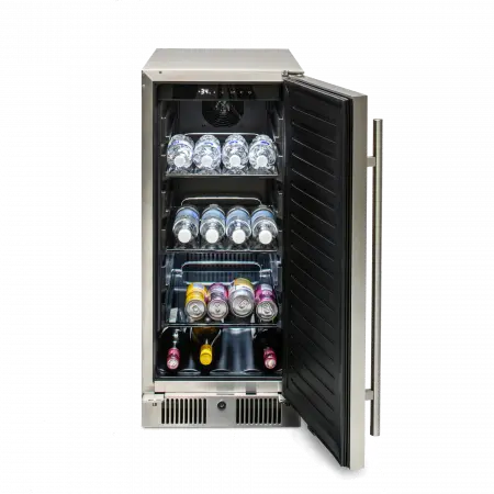 Blaze 15-Inch Outdoor Refrigerator With Solid Door 1