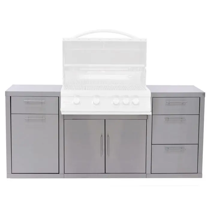 Blaze Stainless Steel Outdoor Kitchen Island – Modular Cooking Station 1