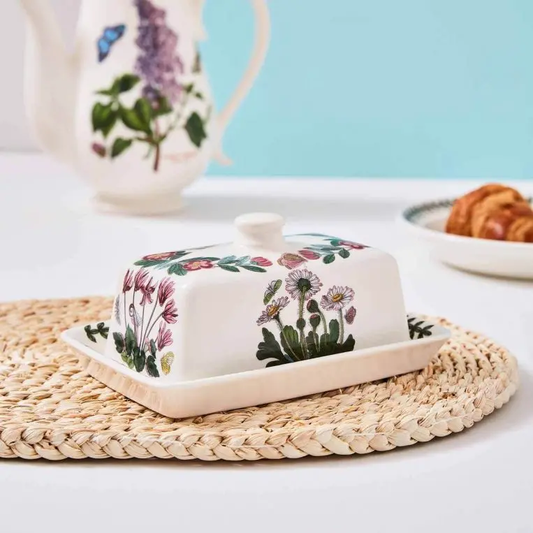 Botanic Garden Ceramic Covered Butter Keeper 1