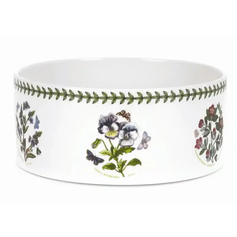 Botanic Garden Ceramic Soufflé Dish – 2-Quart Oven-Safe Ramekin With Floral Detailing 1
