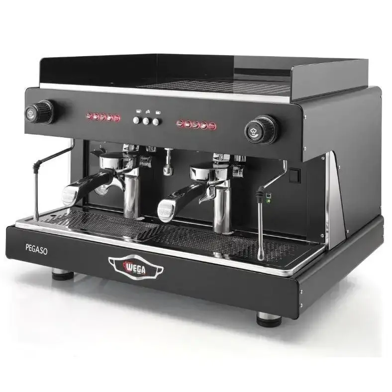 Brand-New Wega Pegaso Dual-Group Espresso Machine – Sleek Black Finish 1