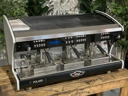 Brand-New Wega Polaris Tron 3-Group Espresso Machine In Gloss Black 1
