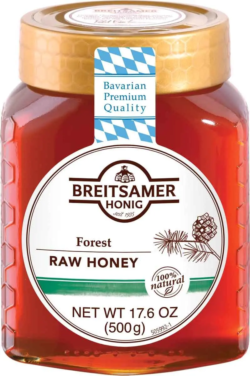 Breitsamer Pure Forest Honey, 500G (17.6 Oz) 1