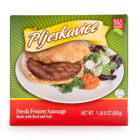 Brother And Sister Pljeskavice Beef Sausage Patties – 685G 1