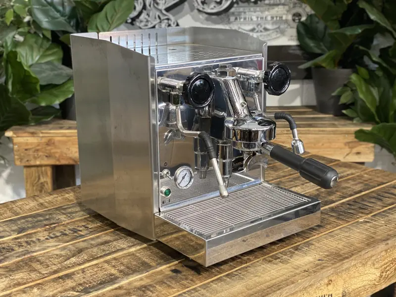 Brugnetti Diamond Single-Group Espresso Machine – Stainless Steel 1