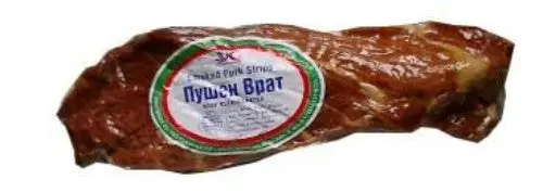 Bulgarian-Style Smoked Pork Strips – Rustic Cut, 1–1.2 Lb 1